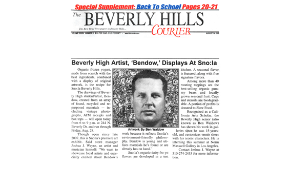Beverly Hills Courier Article